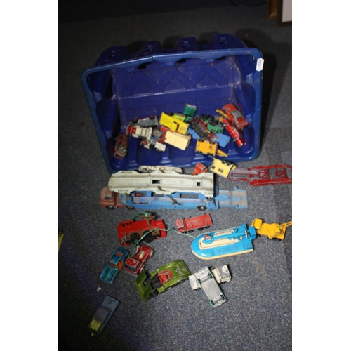 1359 - Corgi car transporter, toy cars etc