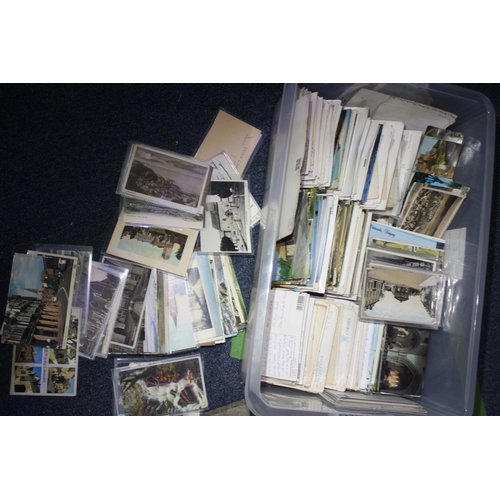 1373 - Large quantity assorted postcards- been in storage 9 years- slight smell of damp