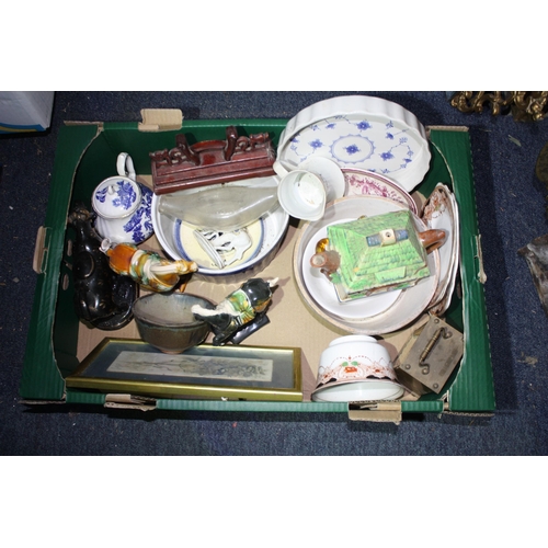 1419 - Box china, figures etc