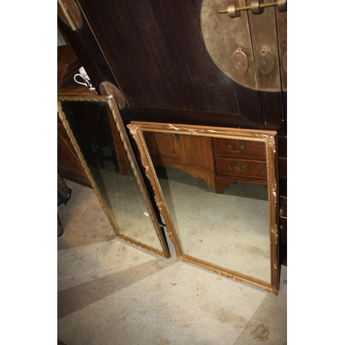 1458 - 2 gilt mirrors 37 1/2