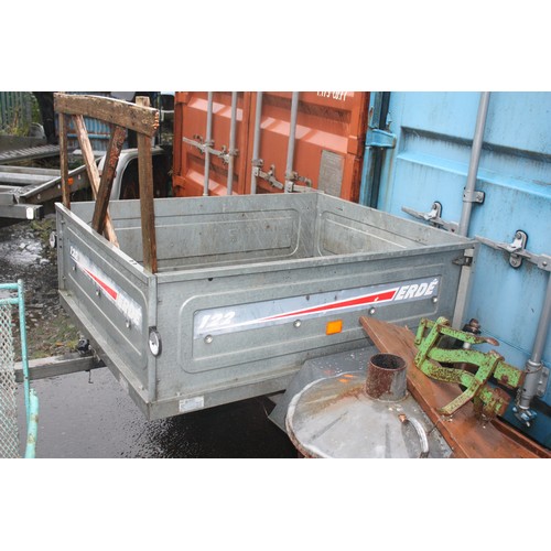 206 - Erde 122 2 wheel trailer 36 1/2