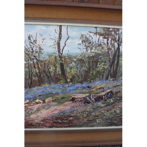 1794 - Oil on canvas Bluebells at Lamorna by Nancy Bailey,
15 1/2