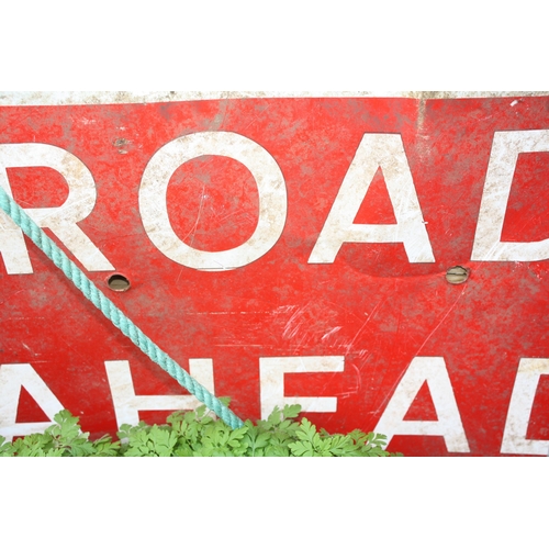 103 - Road Ahead Closed sign