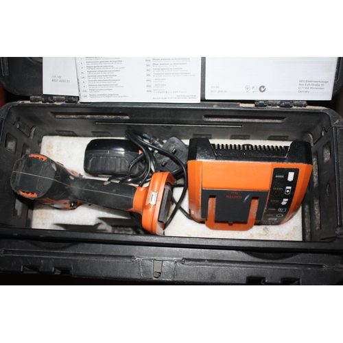 234 - AEG cordless drill- short battery time