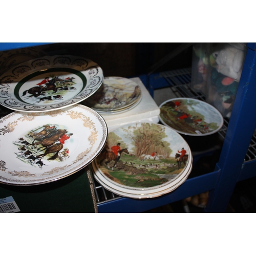 451 - Assorted hunting & collectors plates