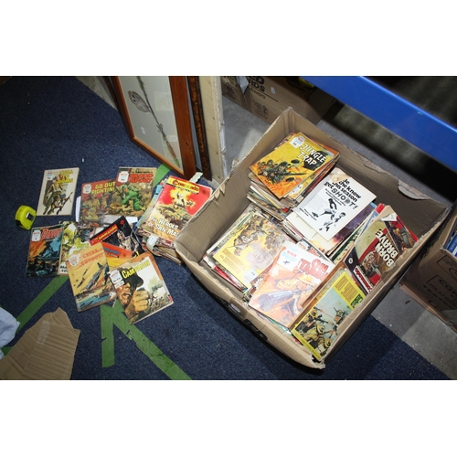 459 - Box numerous Commando comics, Jungle Trap etc