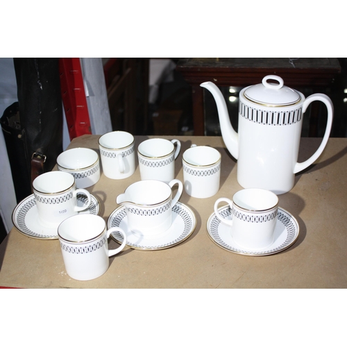 1448 - Part Wedgwood Susie Cooper Colosseum coffee set