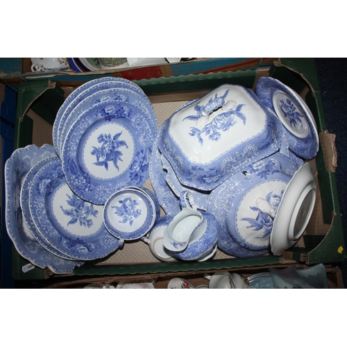 1487 - Box Spode blue Camilla dinnerware