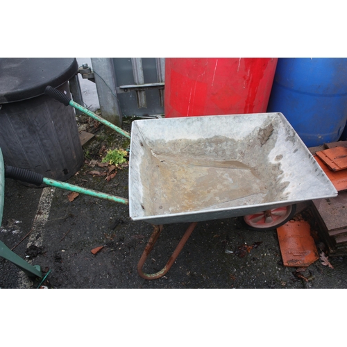 14 - Galvanised wheelbarrow