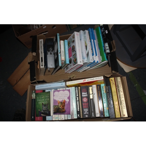 697 - 2 boxes assorted books