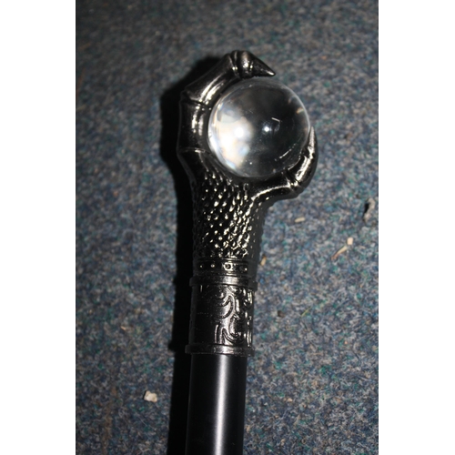 1097 - Ball & claw walking stick 37