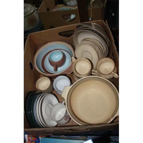 1125 - Box various Denby dinnerware