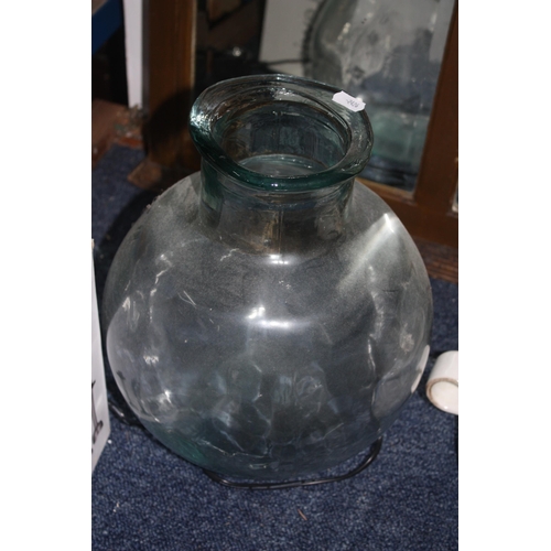 1131 - Large glass bottle 13