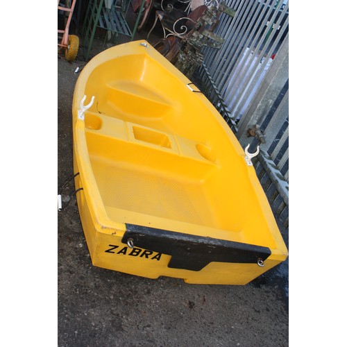 3 - 8' hard plastic tender dinghy made by Acmil Australia model Pioneer 8, rollocks & transom  mount for... 