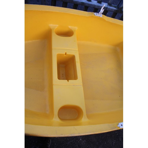 3 - 8' hard plastic tender dinghy made by Acmil Australia model Pioneer 8, rollocks & transom  mount for... 