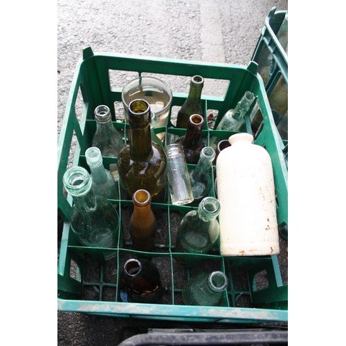 53 - 3 crates assorted bottles