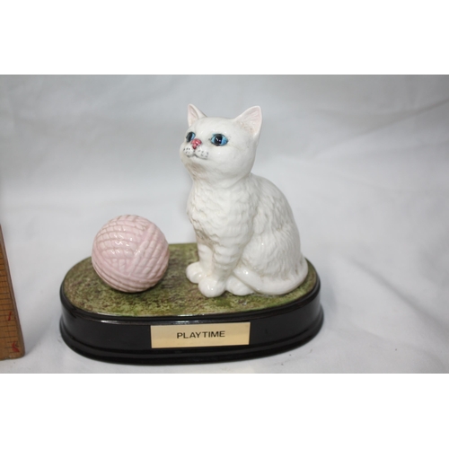 530 - Beswick Playtime figure cat & ball 5 1/2