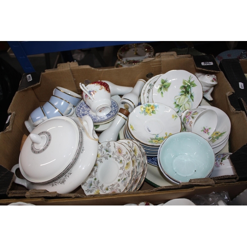 836 - Doulton York tureen, assorted plates etc