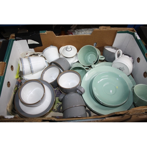 840 - Box Woods ware & M&S dinnerware etc