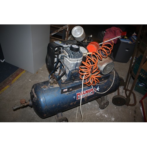 247 - Magnum compressor with tools- sold as seen