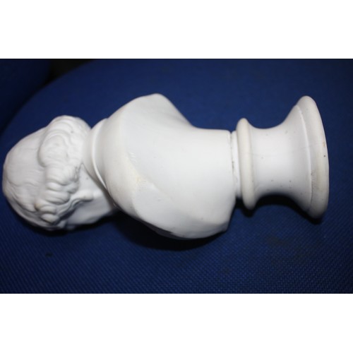 627 - Parian bust Gentleman 8 1/2