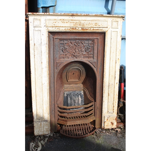 47 - Cast iron fire & surround 41 1/2