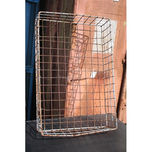 54 - Vintage wirework basket 30 1/2