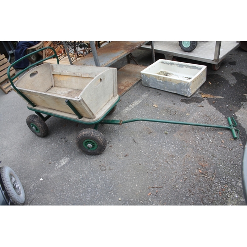 115 - Garden cart with handle 29