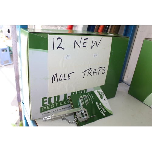 290 - 12 new mole traps