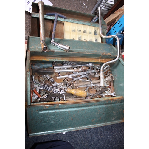 339 - Toolbox various spanners etc