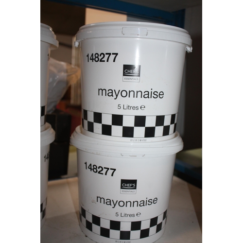 350 - 10 litres mayonnaise best before end Oct 2023