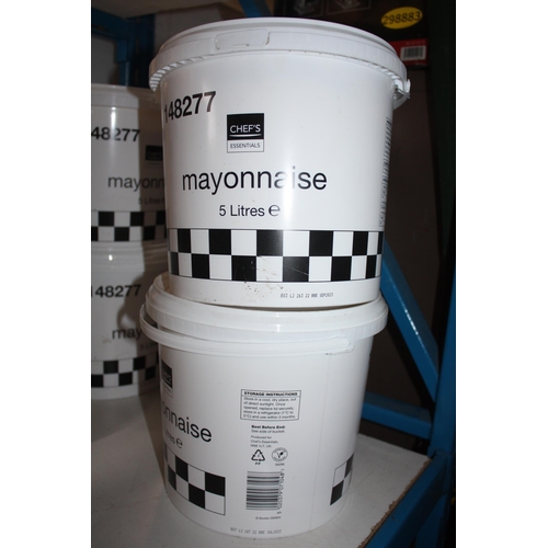 351 - 10 litres mayonnaise best before July & Sept 2023