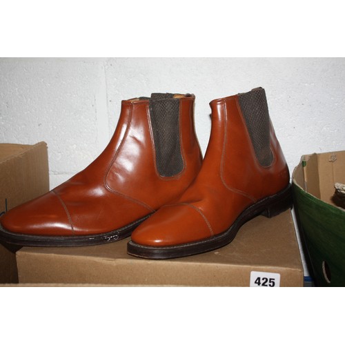 515 - Pair Gents boots sole length 11 1/4