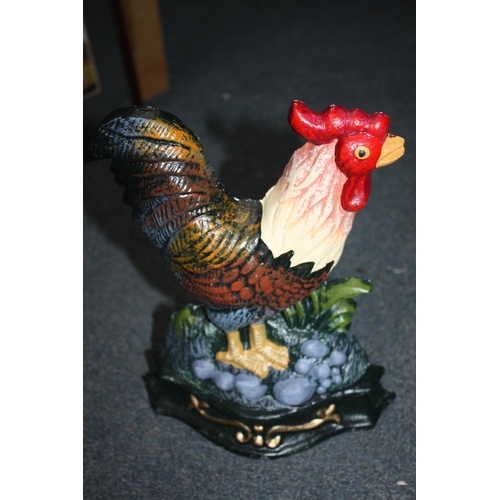 1033 - Iron Cockerel doorstop 10