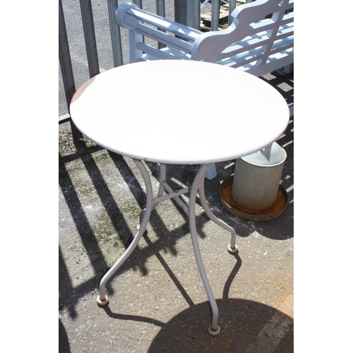 1G - Metal bistro table 24