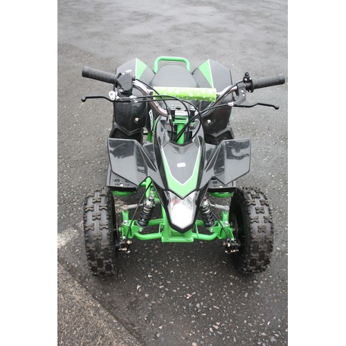 385 - As new Zipper pull start childs quad bike with key