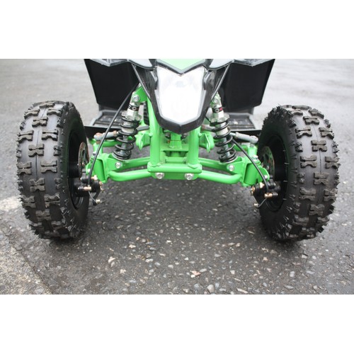 385 - As new Zipper pull start childs quad bike with key