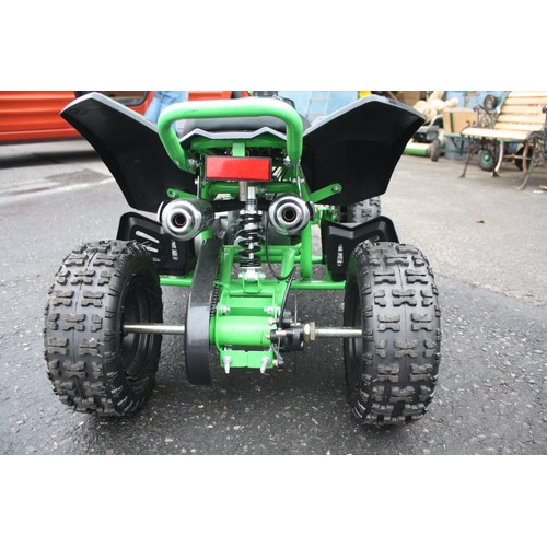 385 - As new Zipper pull start childs quad bike with key