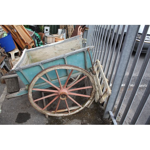 48E - Vintage cart for restoration wheel dia. 32