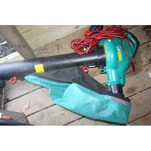 193 - Bosch electric leaf blower/collector