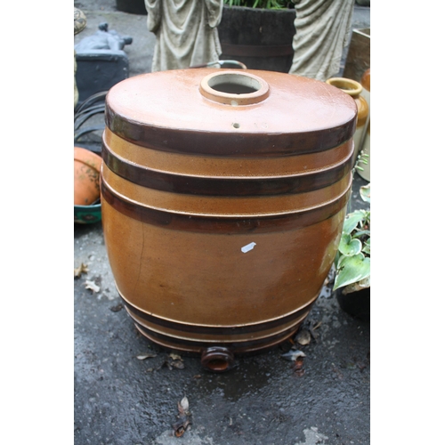 211 - Large stoneware barrel 22