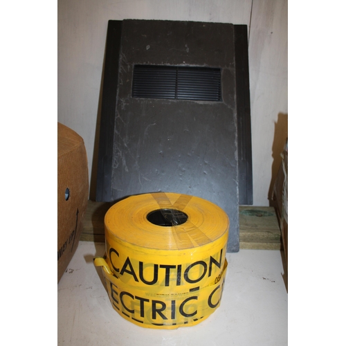 309 - Roof tile vent & reel electric tape