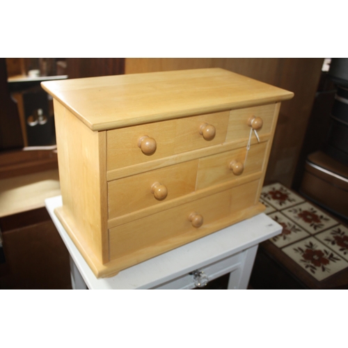 1873 - Miniature chest of drawers 12 1/2