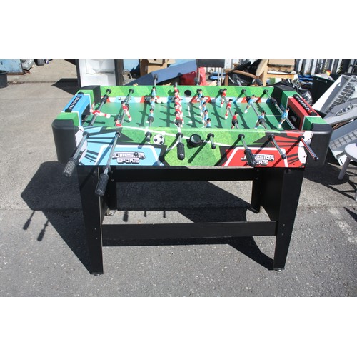 520 - Jumpstar table football game on stand with balls