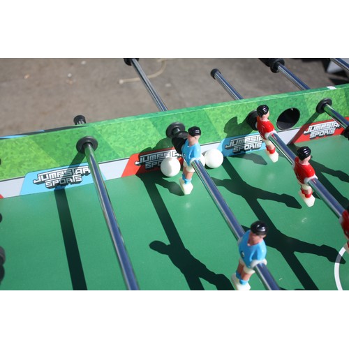 520 - Jumpstar table football game on stand with balls