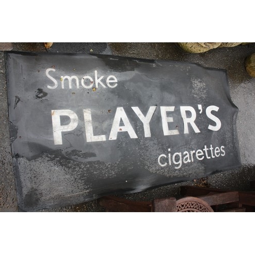 115 - 4 assorted vintage shop mats depicting Players cigarettes 62