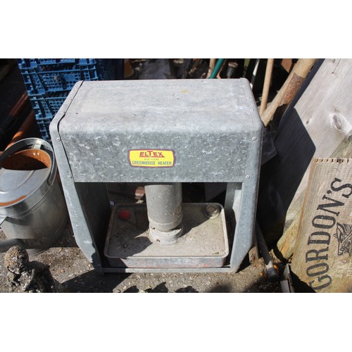 8 - Eltex galvanised greenhouse heater