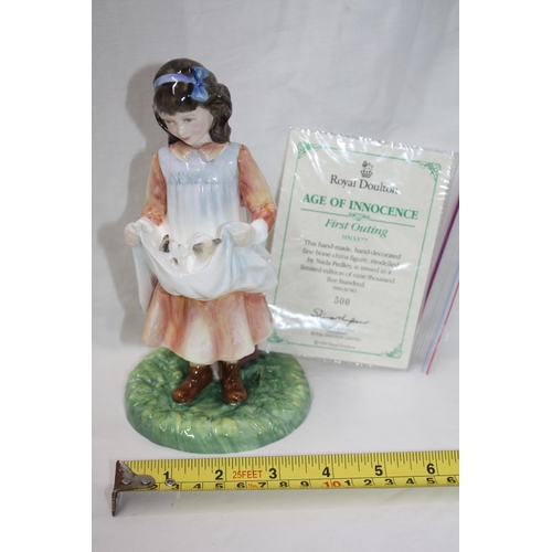 544 - Royal Doulton Age of Innocence Series First Outing 7 1/2