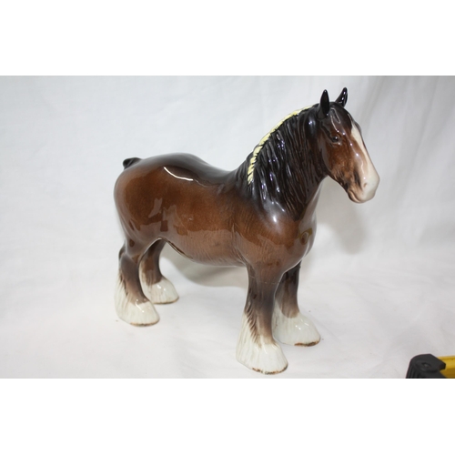 564 - Beswick shire horse 8 1/2