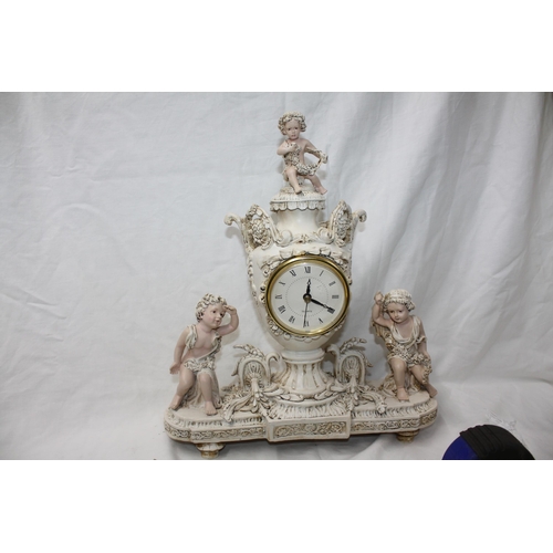 574 - Composite mantel clock 15